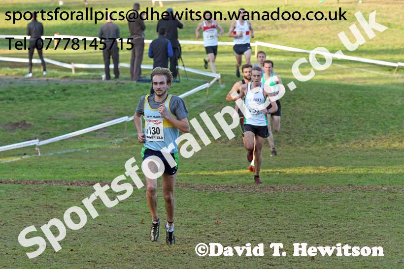 Senior men, National Cross Country Relays, Berry Park, Mansfield. Photo: David T. Hewitson/Sports for All Pics